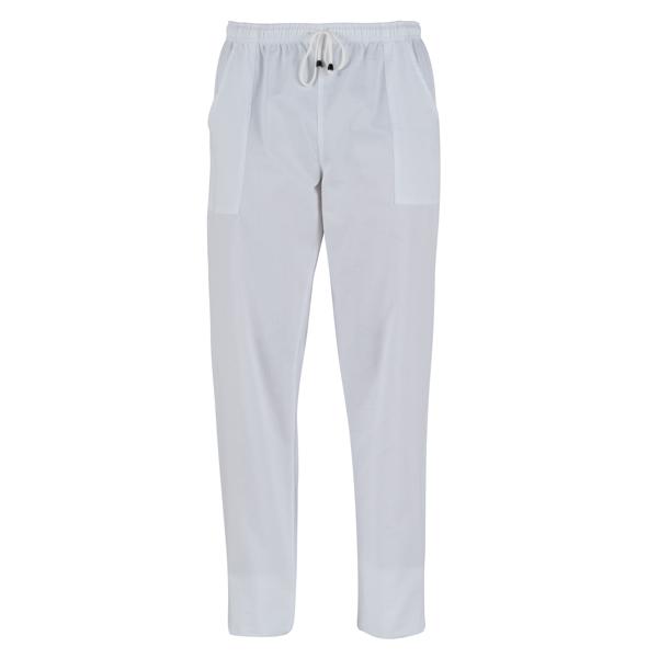 Giblor's 95377 - Pantaloni Pitagora in cotone Tg. S bianco