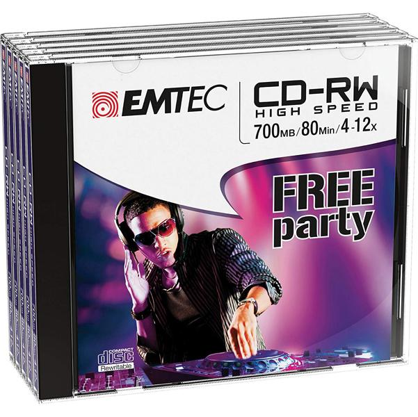 EMTEC EMTCRW80512JC - CD-RW...